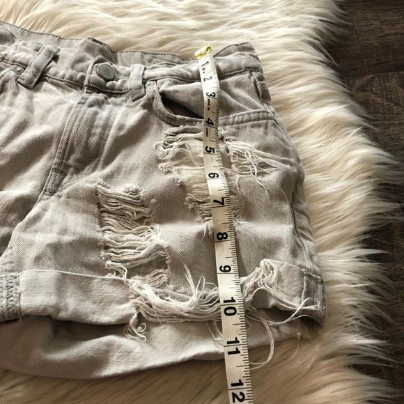 All Saints Grey Pam Shorts - Picture 4 of 7